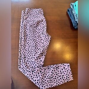 Lavender Leopard Print Leggings